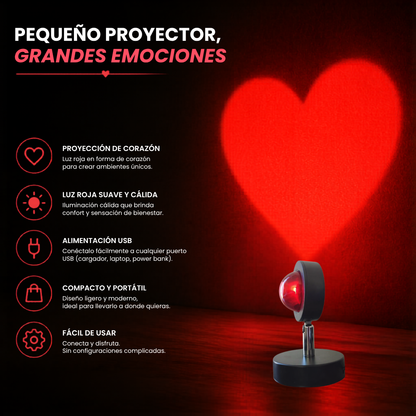 Proyector de Luz Corazón